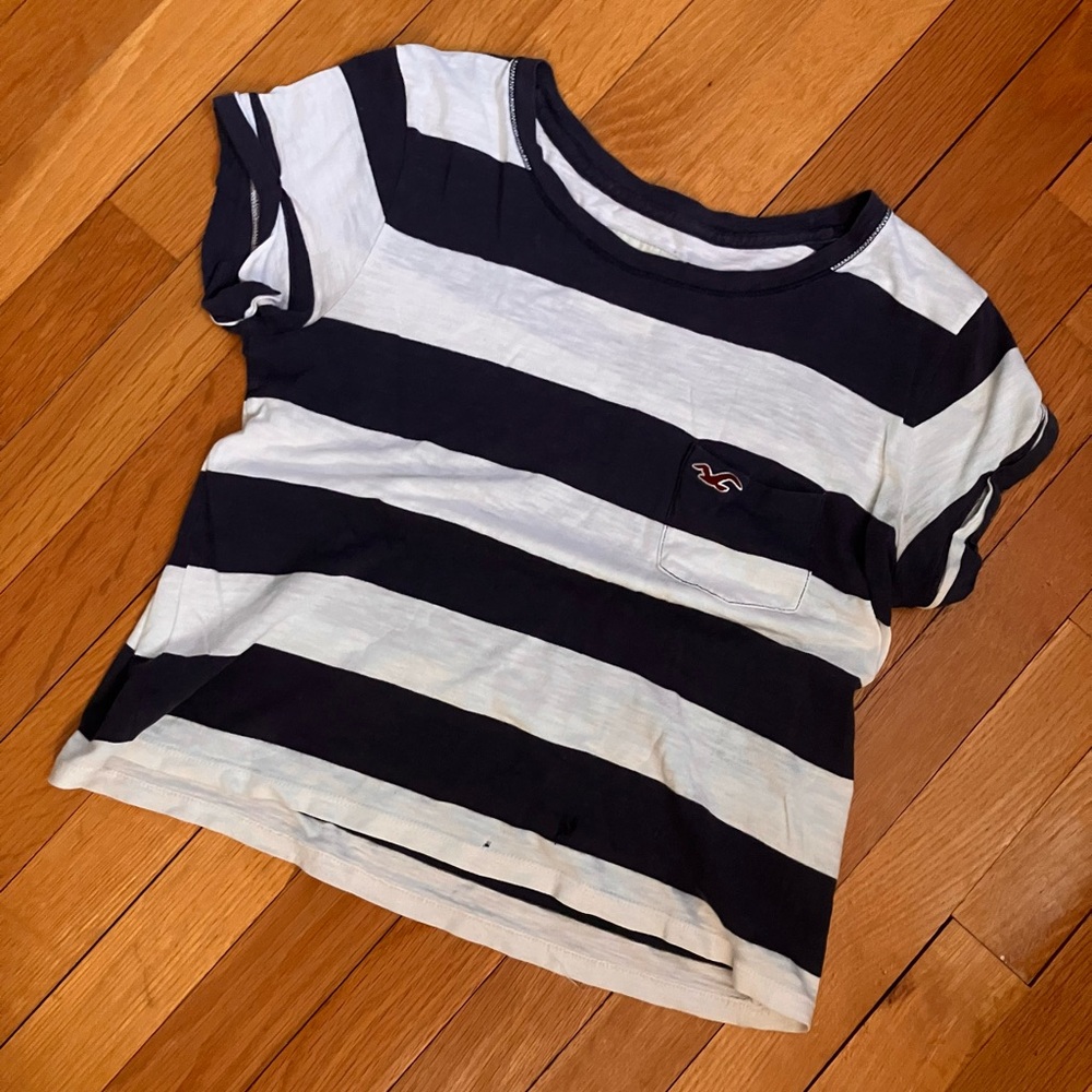 Striped Hollister relaxed tee